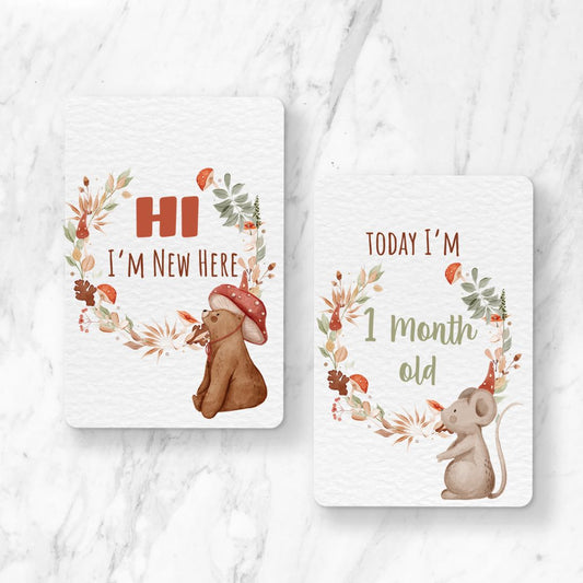 Milestone Cards - Tiny Forest Friends