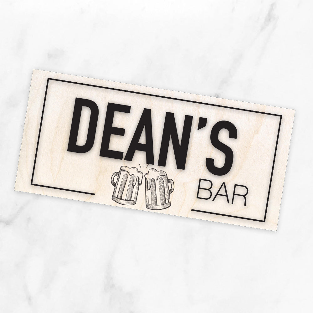 Dad's Bar - Personalised Plaque