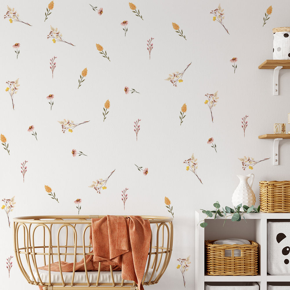 Once Upon A Wild Flower Wall Sticker Set