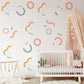 Squiggles wall sticker set
