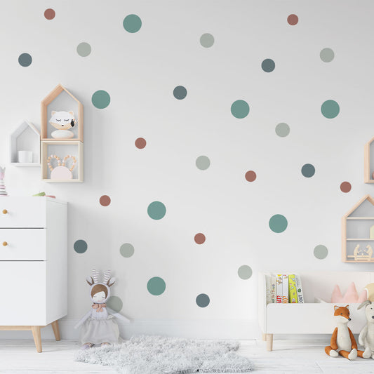 Confetti Polka Dots Wall Sticker Set